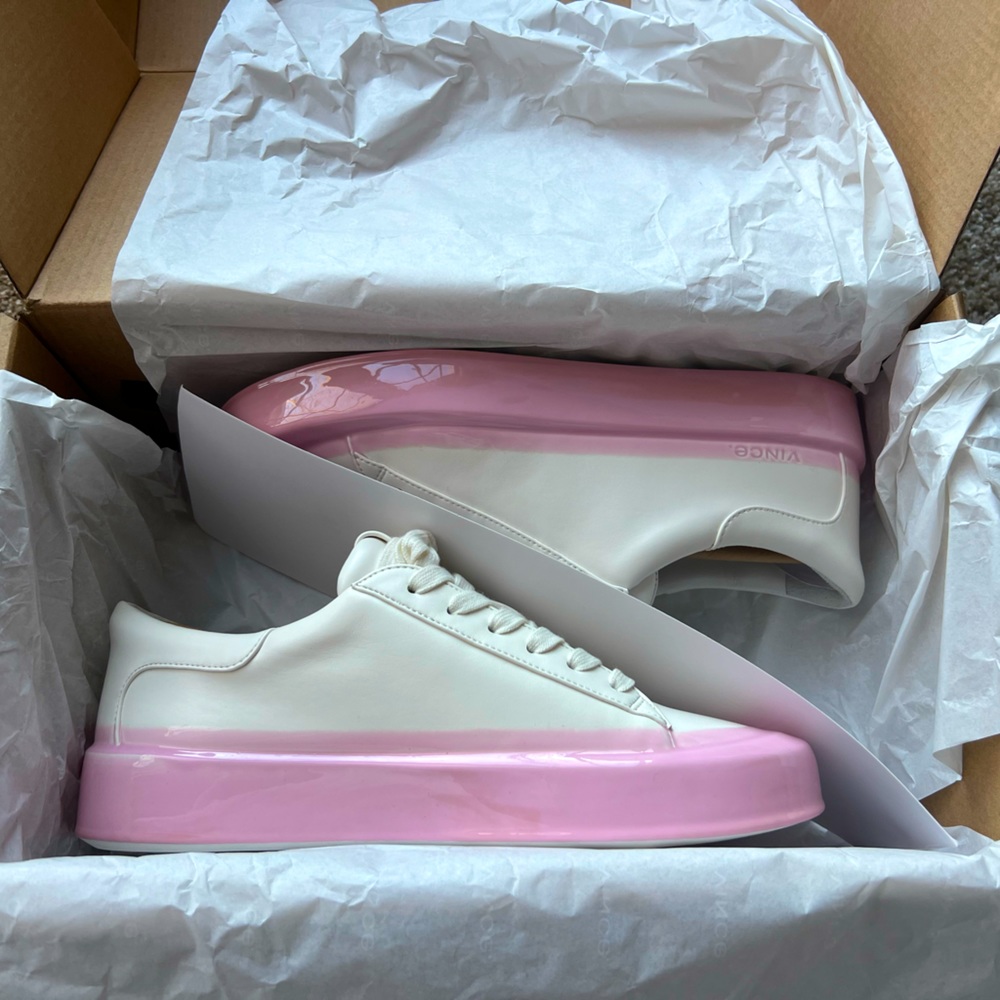 Vince Gabi Dipped in (petal rose pink with white base)